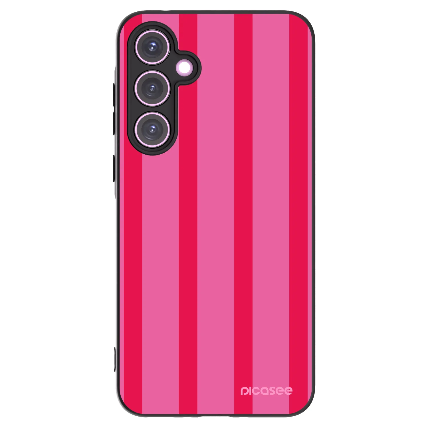 Picasee Samsung Galaxy A35 5G A356B Hülle - Schwarzes Silikon - Hot tropic