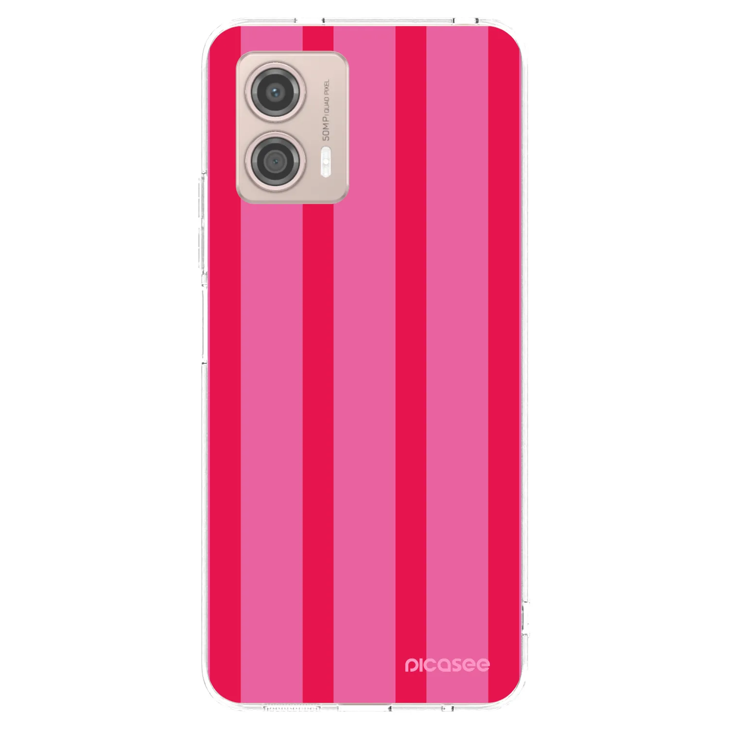 Picasee Motorola Moto G53 5G Hülle - Transparentes Silikon - Hot tropic