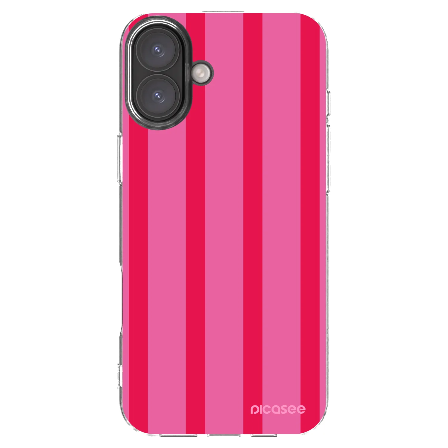 Picasee Apple iPhone 16 Plus Hülle - Transparentes Silikon - Hot tropic