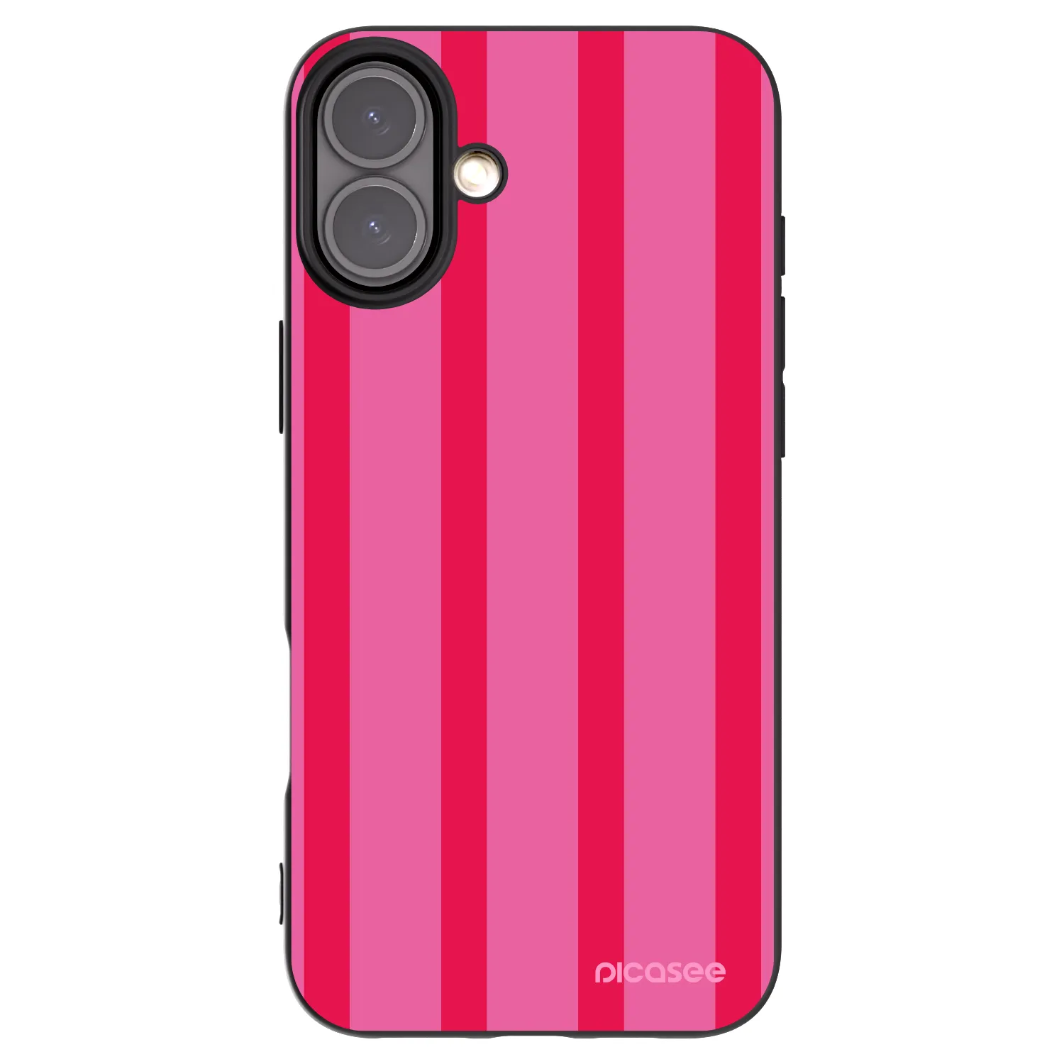 Picasee Apple iPhone 16 Plus Hülle - Schwarzes Silikon - Hot tropic