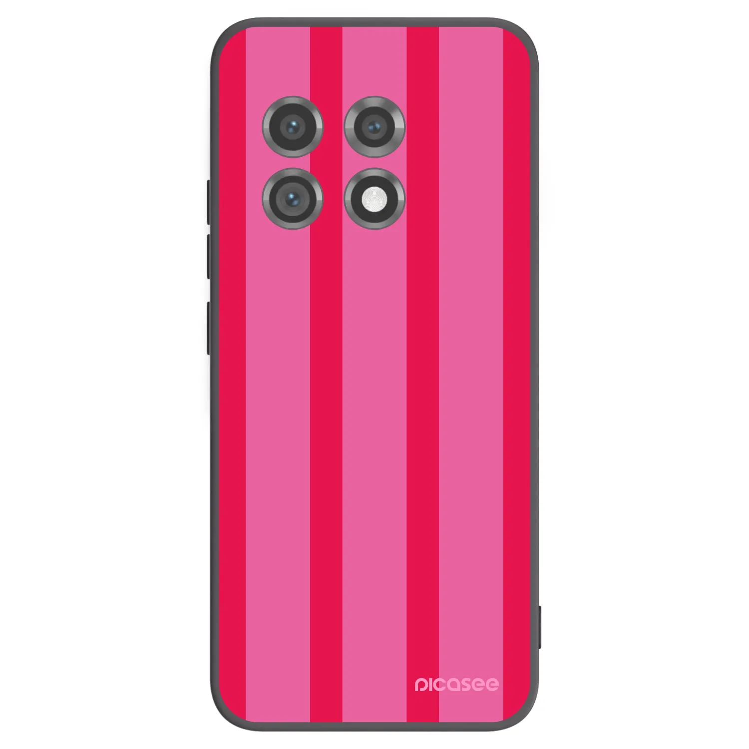 Picasee OnePlus 11 5G Hülle - Schwarzes Silikon - Hot tropic