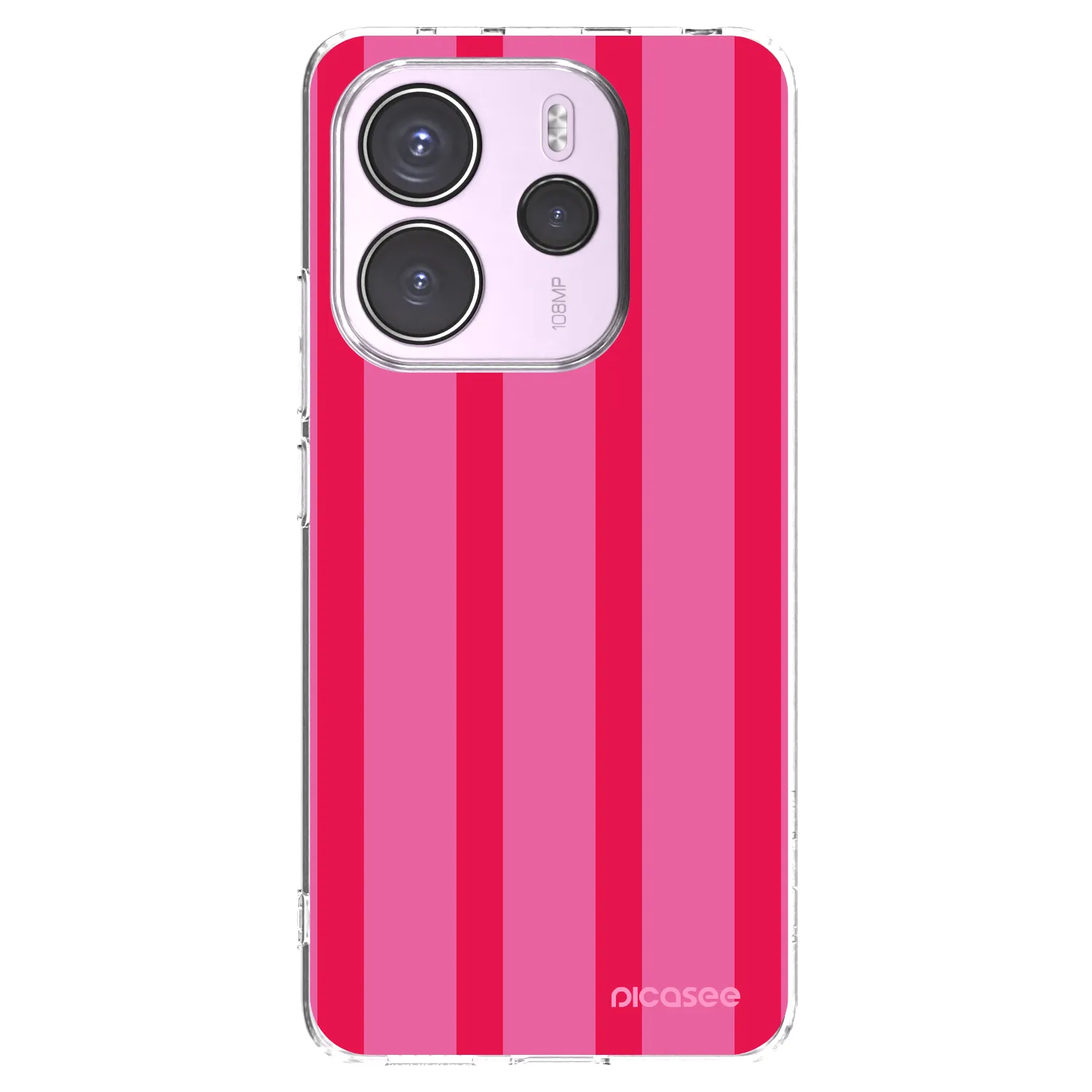 Picasee Xiaomi Redmi Note 14 4G Hülle - Transparentes Silikon - Hot tropic