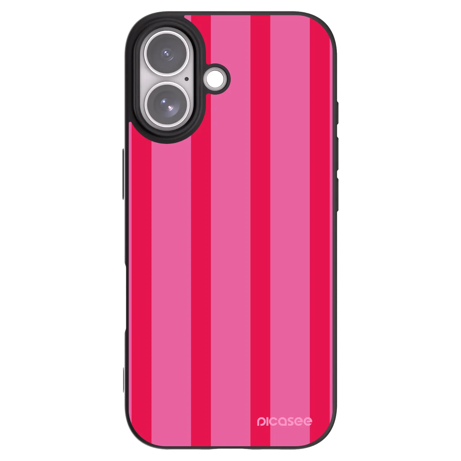 Picasee Apple iPhone 17 Hülle - Schwarzes Silikon - Hot tropic