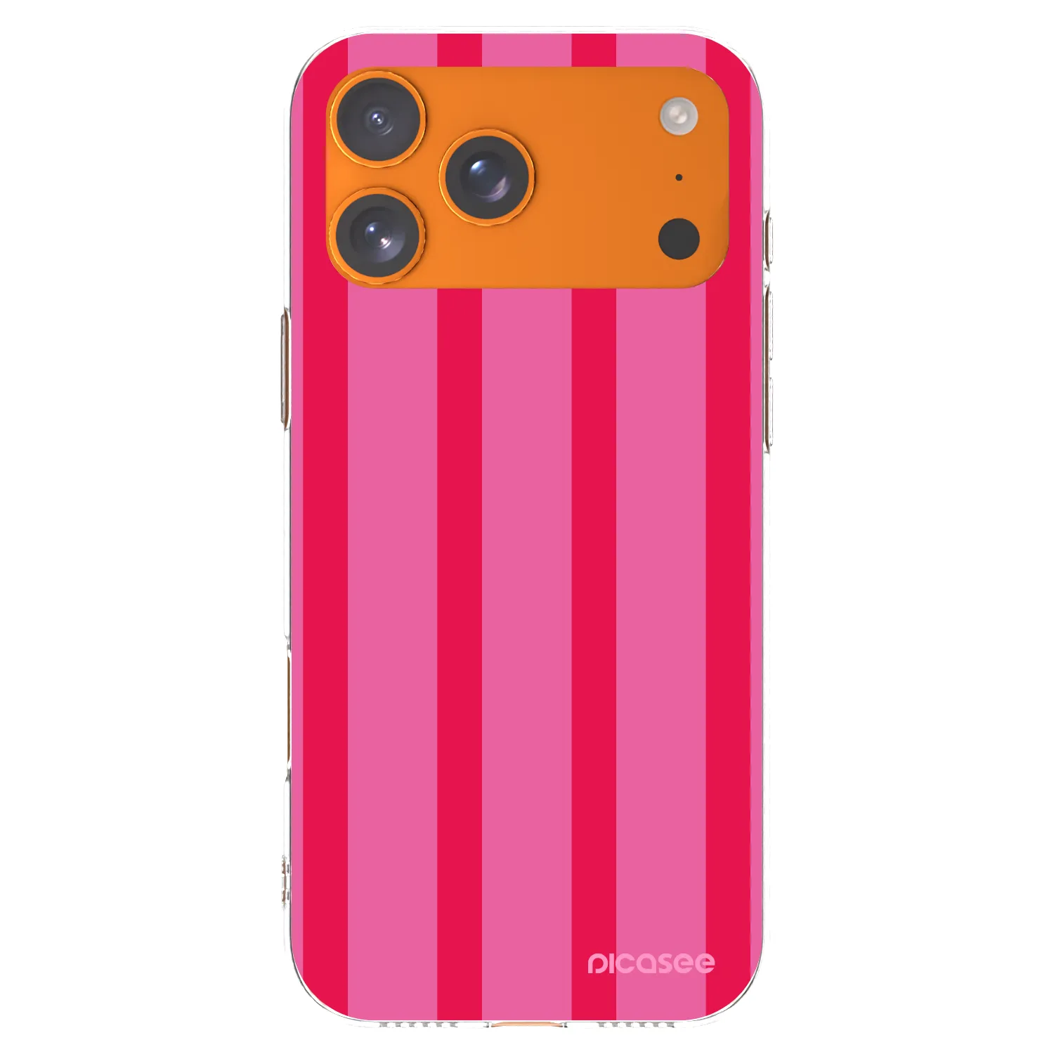 Picasee Apple iPhone 17 Pro Max Hülle - Transparentes Silikon - Hot tropic