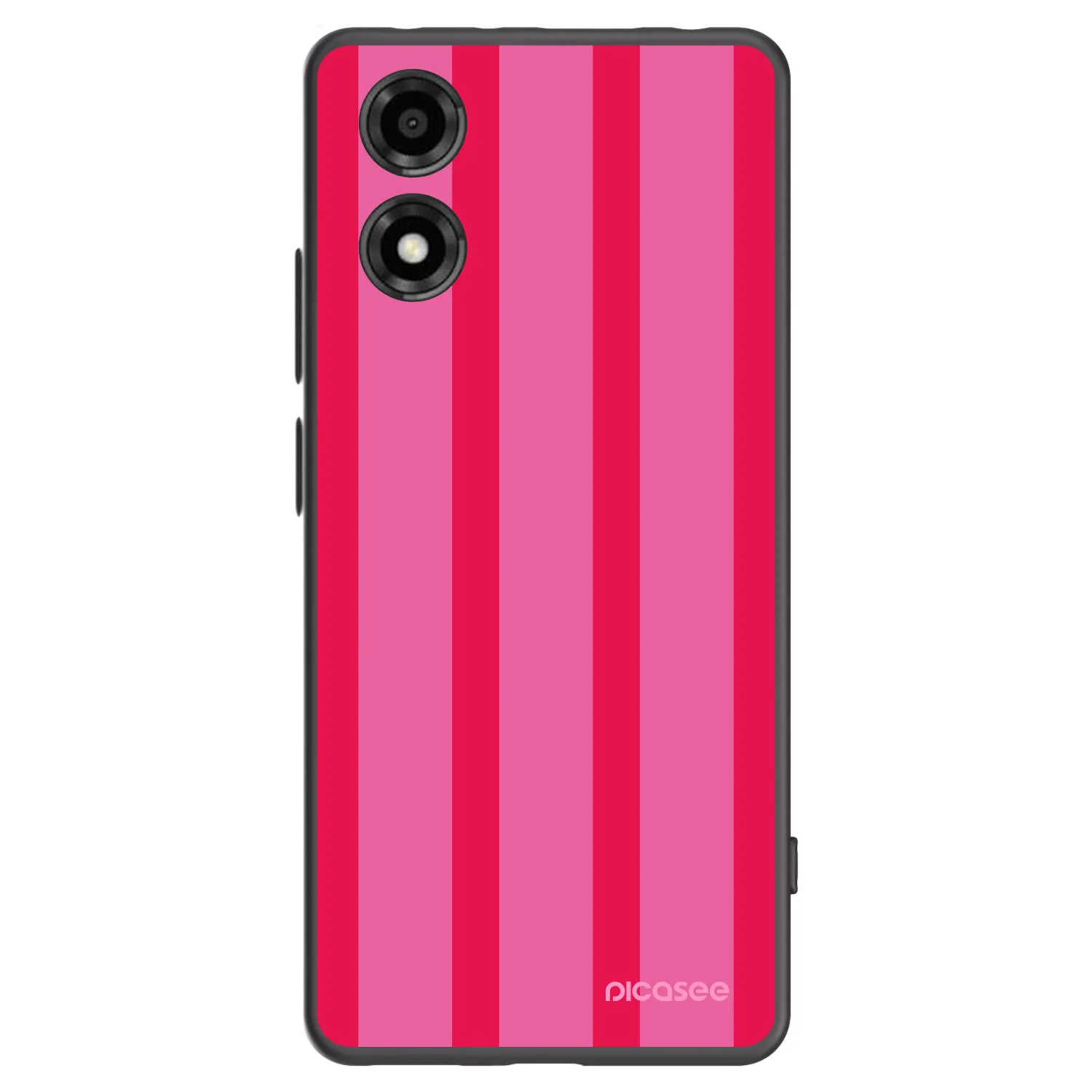 Picasee Motorola Moto E14 Hülle - Schwarzes Silikon - Hot tropic