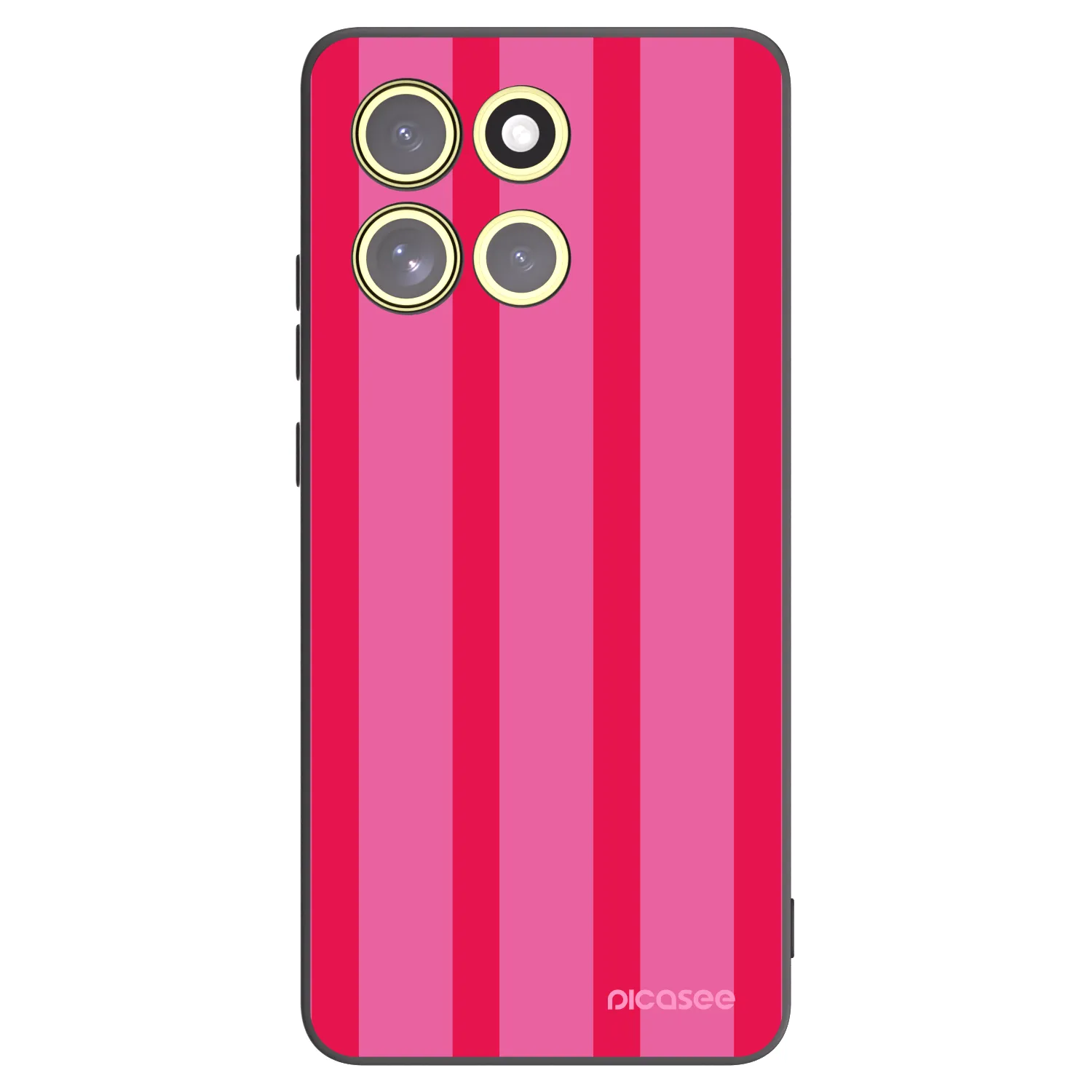 Picasee Motorola Moto G86 Power 5G Hülle - Schwarzes Silikon - Hot tropic