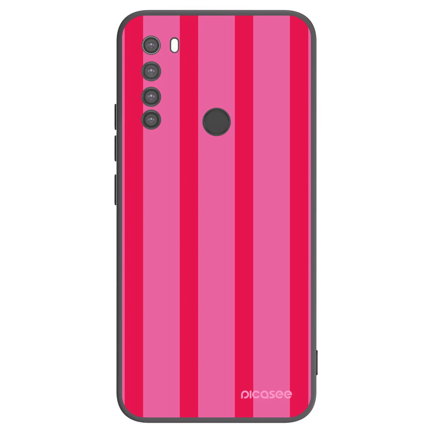 Picasee Xiaomi Redmi Note 8 Hülle - Schwarzes Silikon - Hot tropic