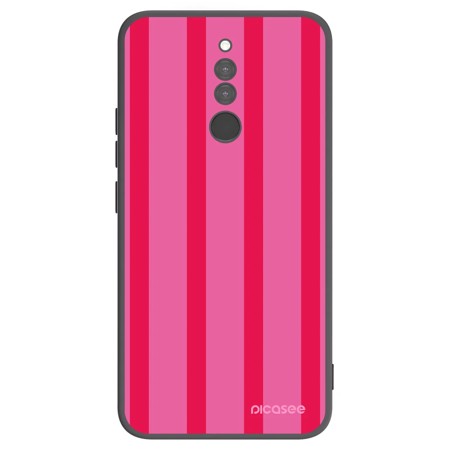 Picasee Xiaomi Redmi 8 Hülle - Schwarzes Silikon - Hot tropic