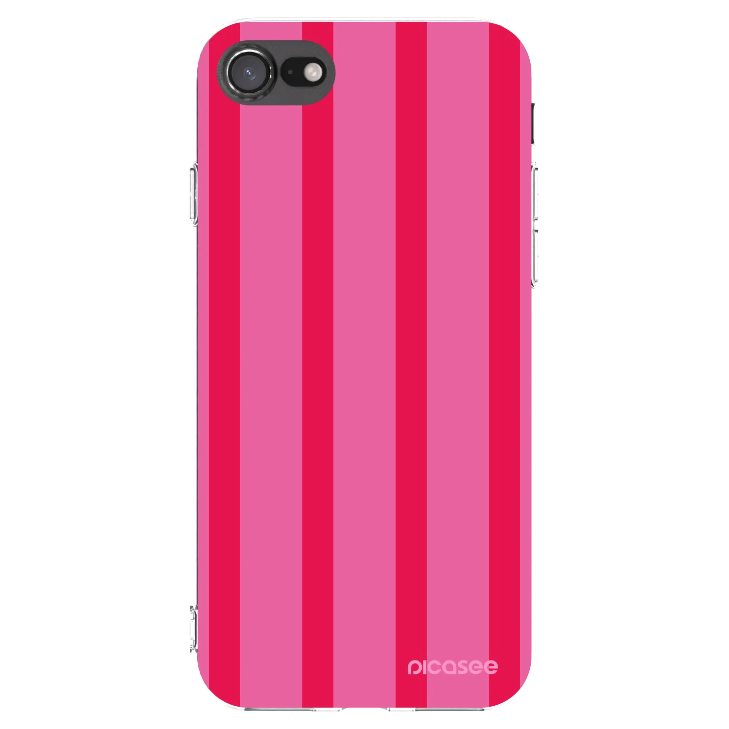 Picasee Apple iPhone SE 2020 Hülle - Transparentes Silikon - Hot tropic