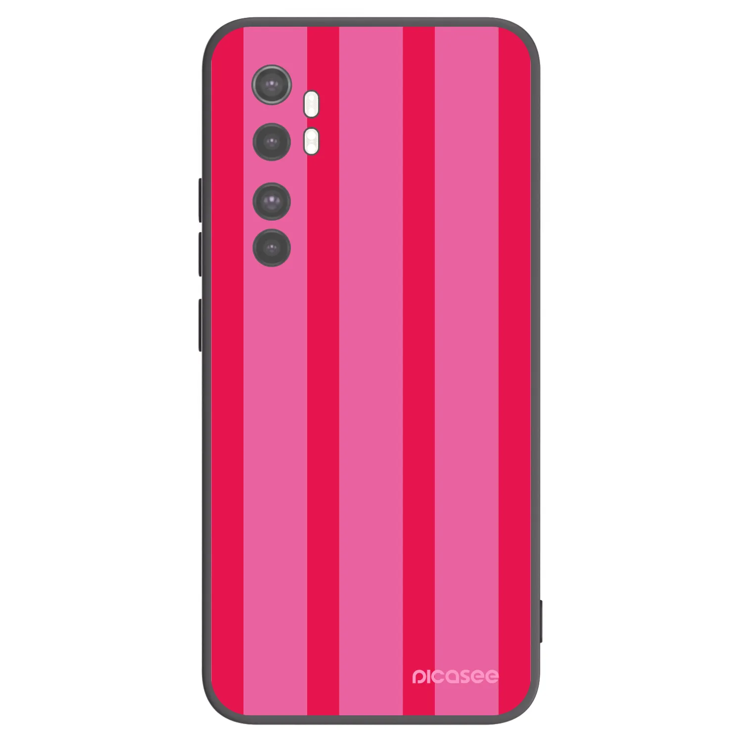 Picasee Xiaomi Mi Note 10 Lite Hülle - Schwarzes Silikon - Hot tropic