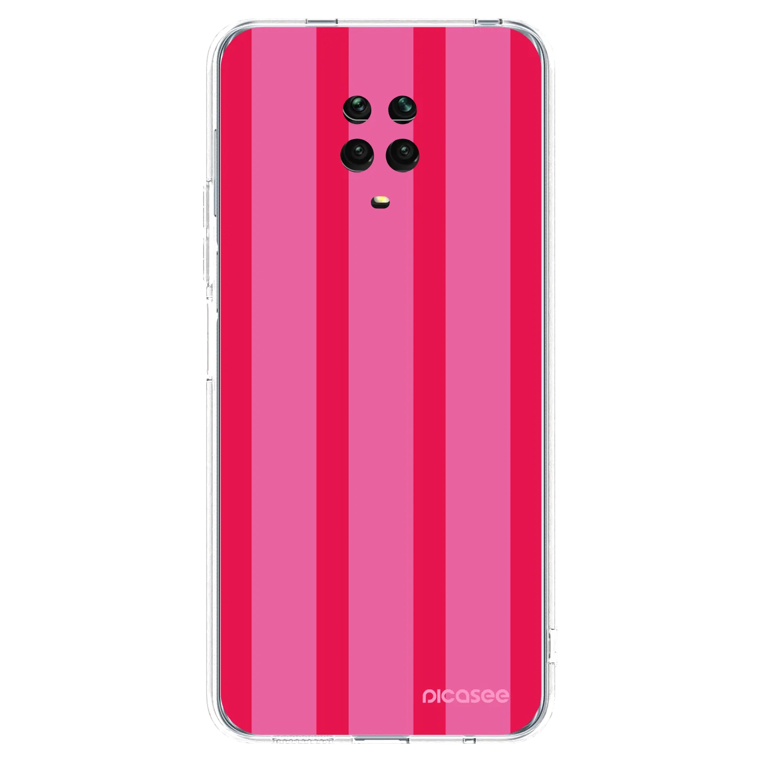 Picasee Xiaomi Redmi Note 9S Hülle - Transparentes Silikon - Hot tropic
