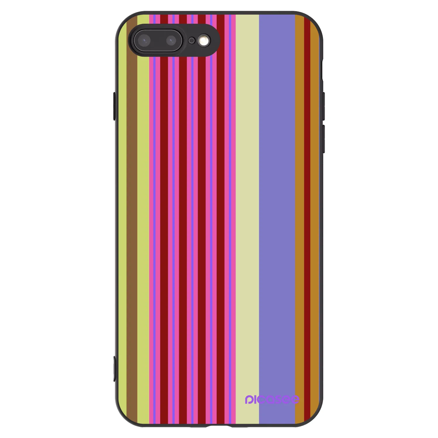 Picasee Apple iPhone 8 Plus Hülle - Schwarzes Silikon - Late checkout