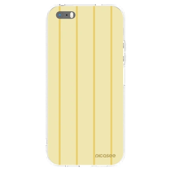 Picasee Apple iPhone 5/5S/SE Hülle - Transparentes Silikon - Liquid sunshine