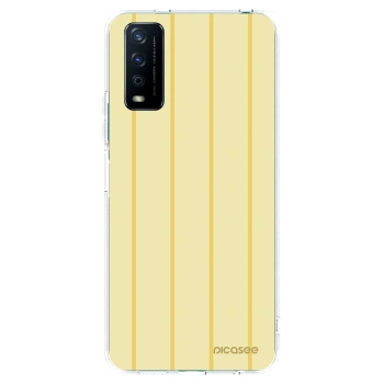 Picasee Vivo Y11s Hülle - Transparentes Silikon - Liquid sunshine