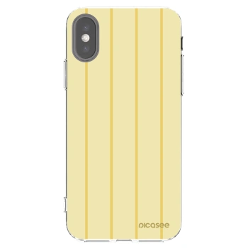 Picasee Apple iPhone X/XS Hülle - Transparentes Silikon - Liquid sunshine