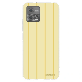 Picasee Motorola Moto G72 Hülle - Transparentes Silikon - Liquid sunshine