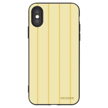 Picasee Apple iPhone X/XS Hülle - Schwarzes Silikon - Liquid sunshine
