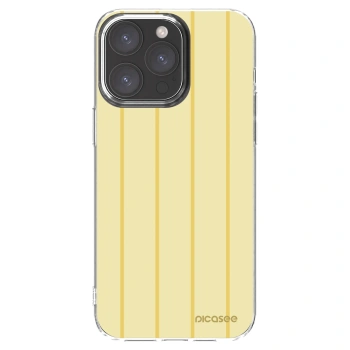 Picasee Apple iPhone 15 Pro Max Hülle - Transparentes Silikon - Liquid sunshine
