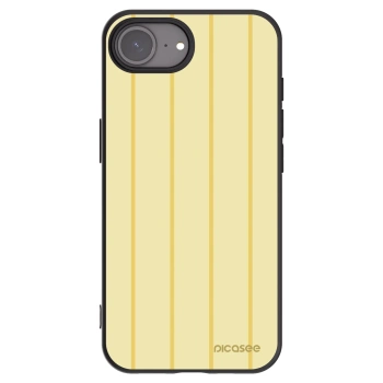 Picasee Apple iPhone 16e Hülle - Schwarzes Silikon - Liquid sunshine