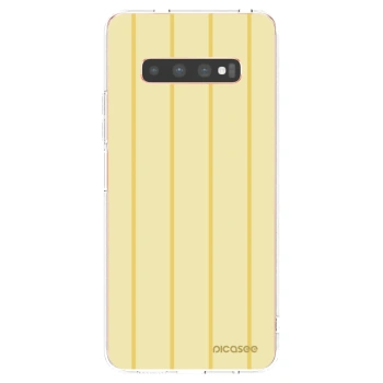 Picasee Samsung Galaxy S10 Plus G975 Hülle - Transparentes Silikon - Liquid sunshine