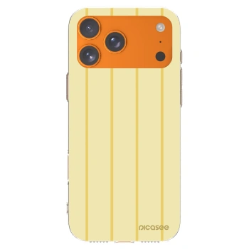 Picasee Apple iPhone 17 Pro Max Hülle - Transparentes Silikon - Liquid sunshine