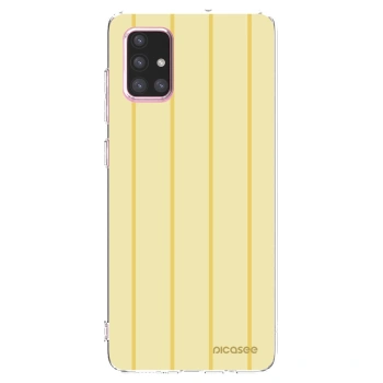 Picasee Samsung Galaxy A71 A715F Hülle - Transparentes Silikon - Liquid sunshine