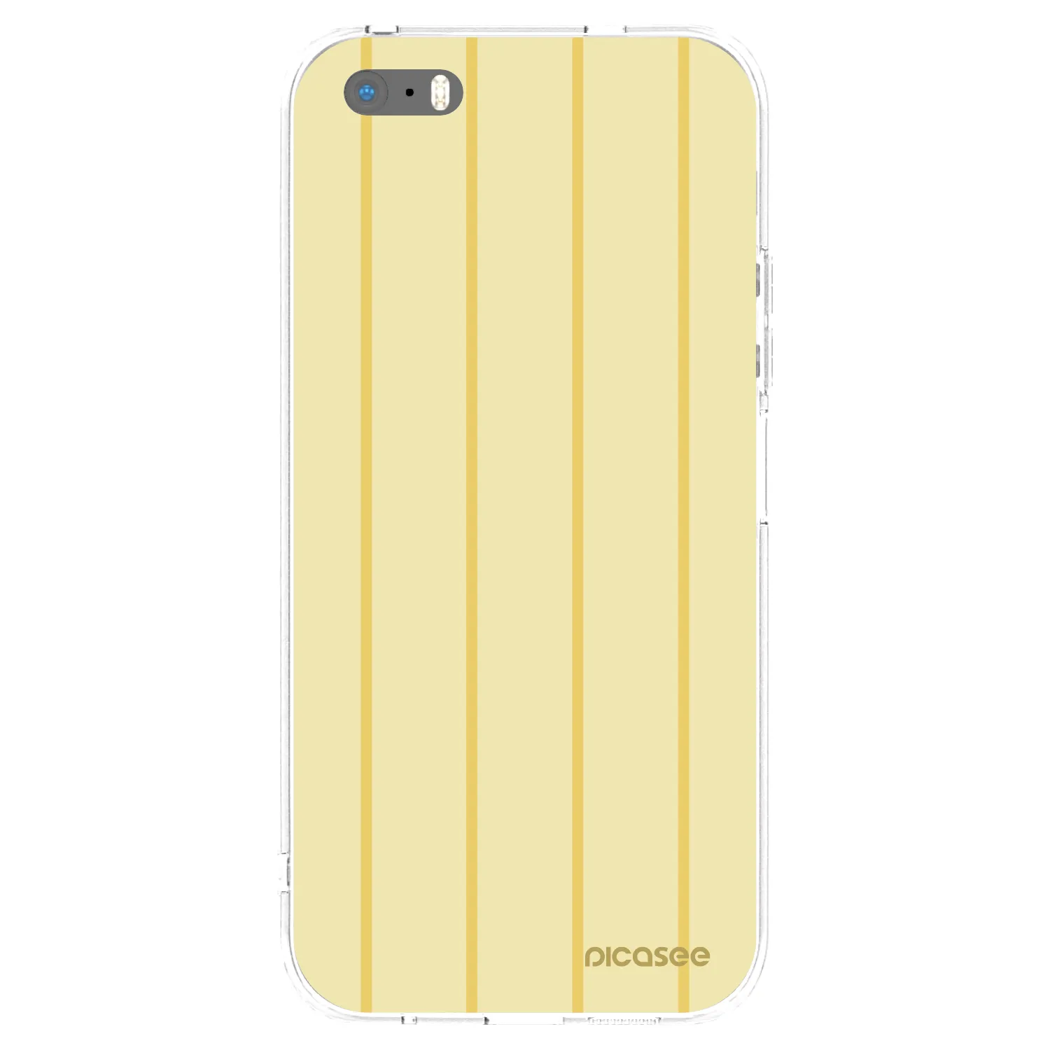 Picasee Apple iPhone 5/5S/SE Hülle - Transparentes Silikon - Liquid sunshine