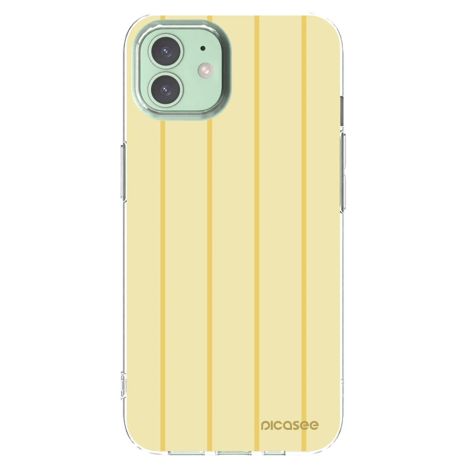 Picasee Apple iPhone 12 Hülle - Transparentes Silikon - Liquid sunshine