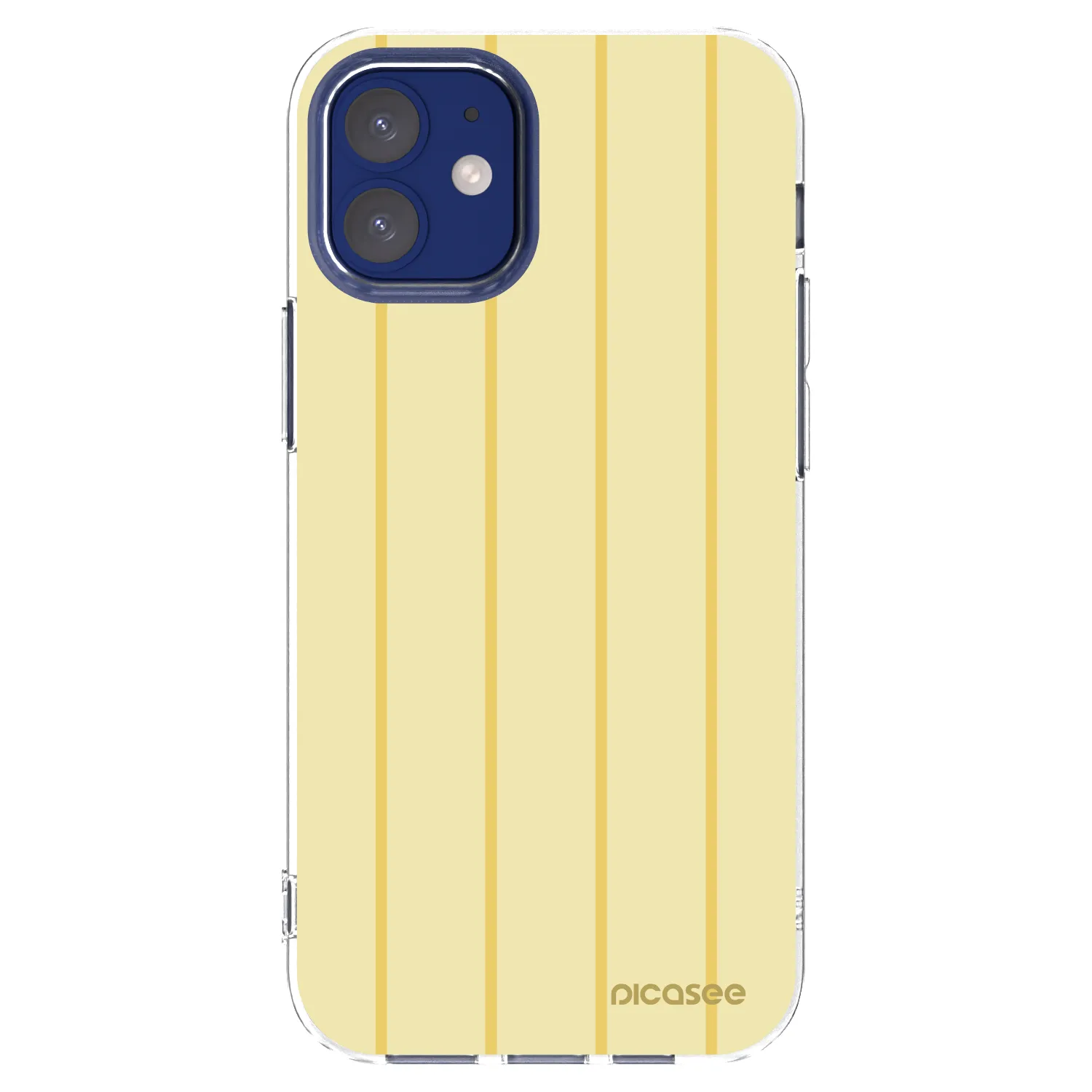 Picasee Apple iPhone 12 mini Hülle - Transparentes Silikon - Liquid sunshine