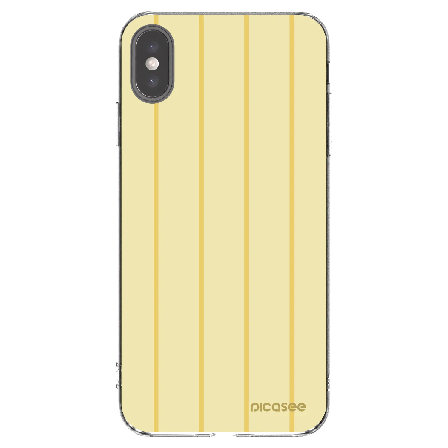 Picasee Apple iPhone XS Max Hülle - Transparentes Silikon - Liquid sunshine