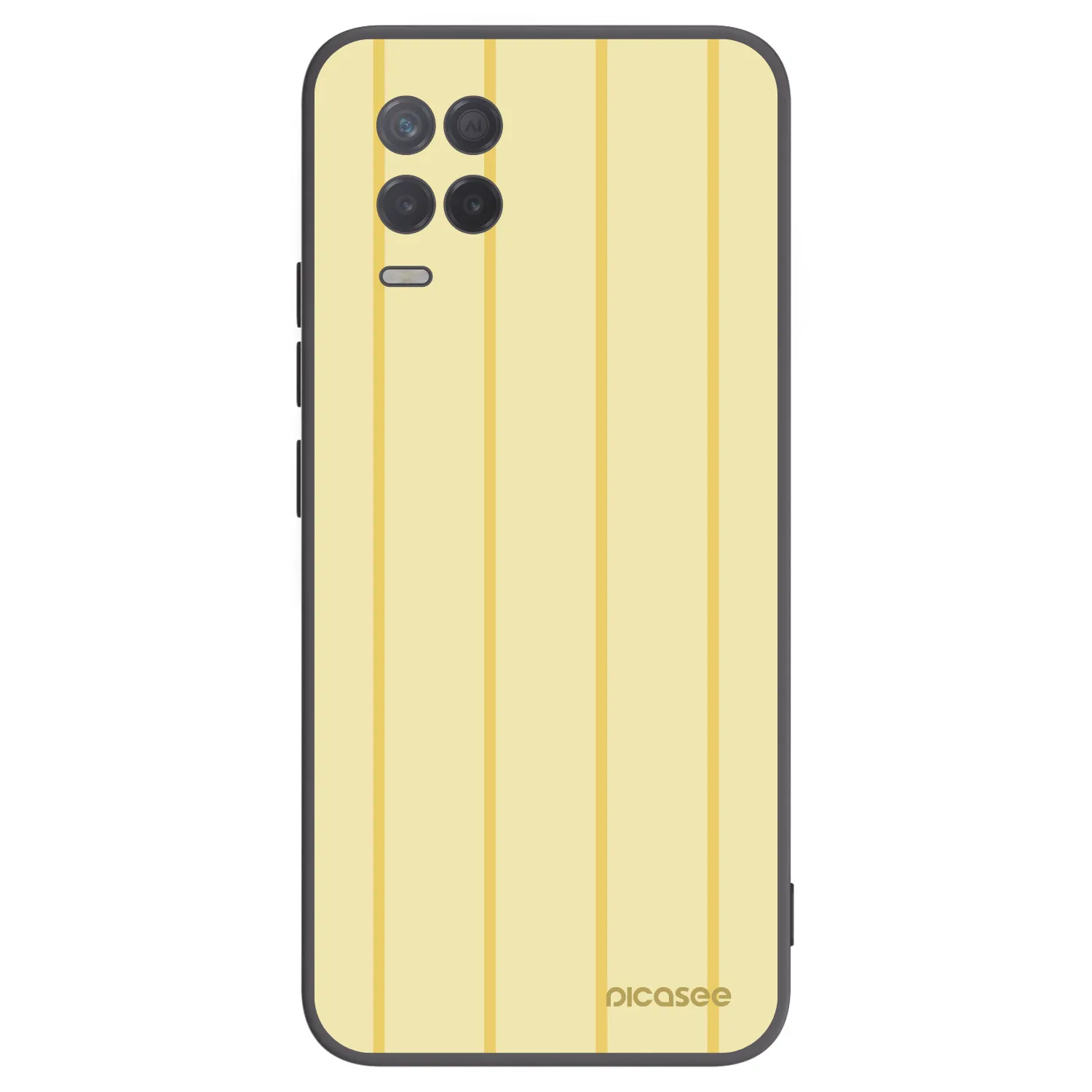 Picasee Realme 8 5G Hülle - Schwarzes Silikon - Liquid sunshine