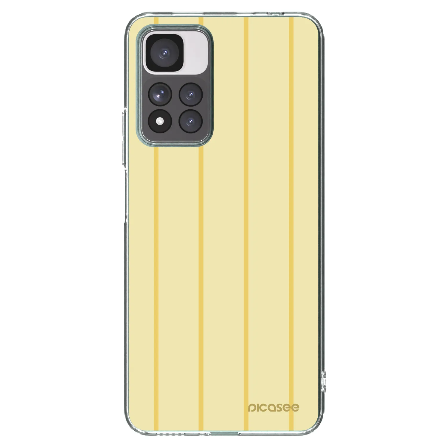 Picasee Xiaomi Redmi Note 11 Pro+ 5G Hülle - Transparentes Silikon - Liquid sunshine