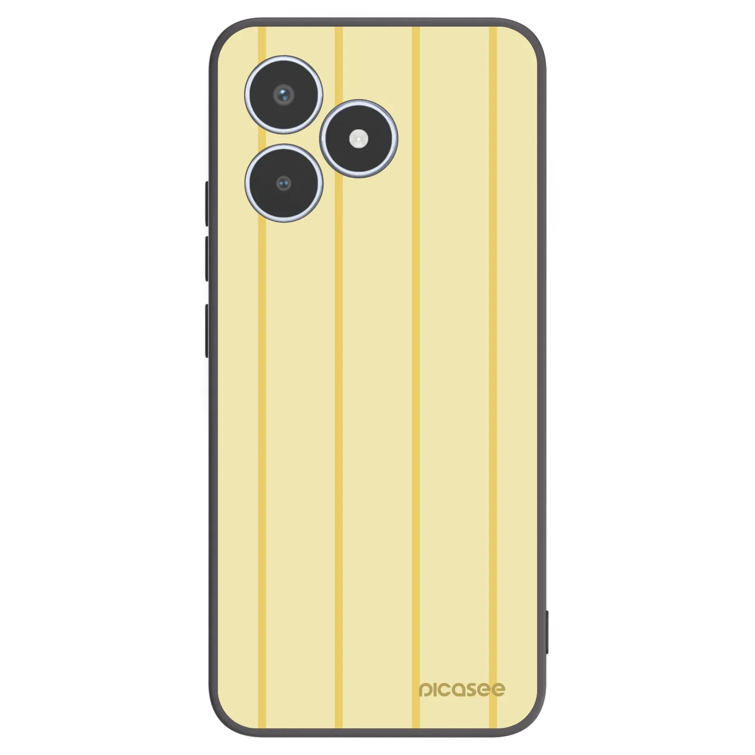 Picasee Realme C53 Hülle - Schwarzes Silikon - Liquid sunshine