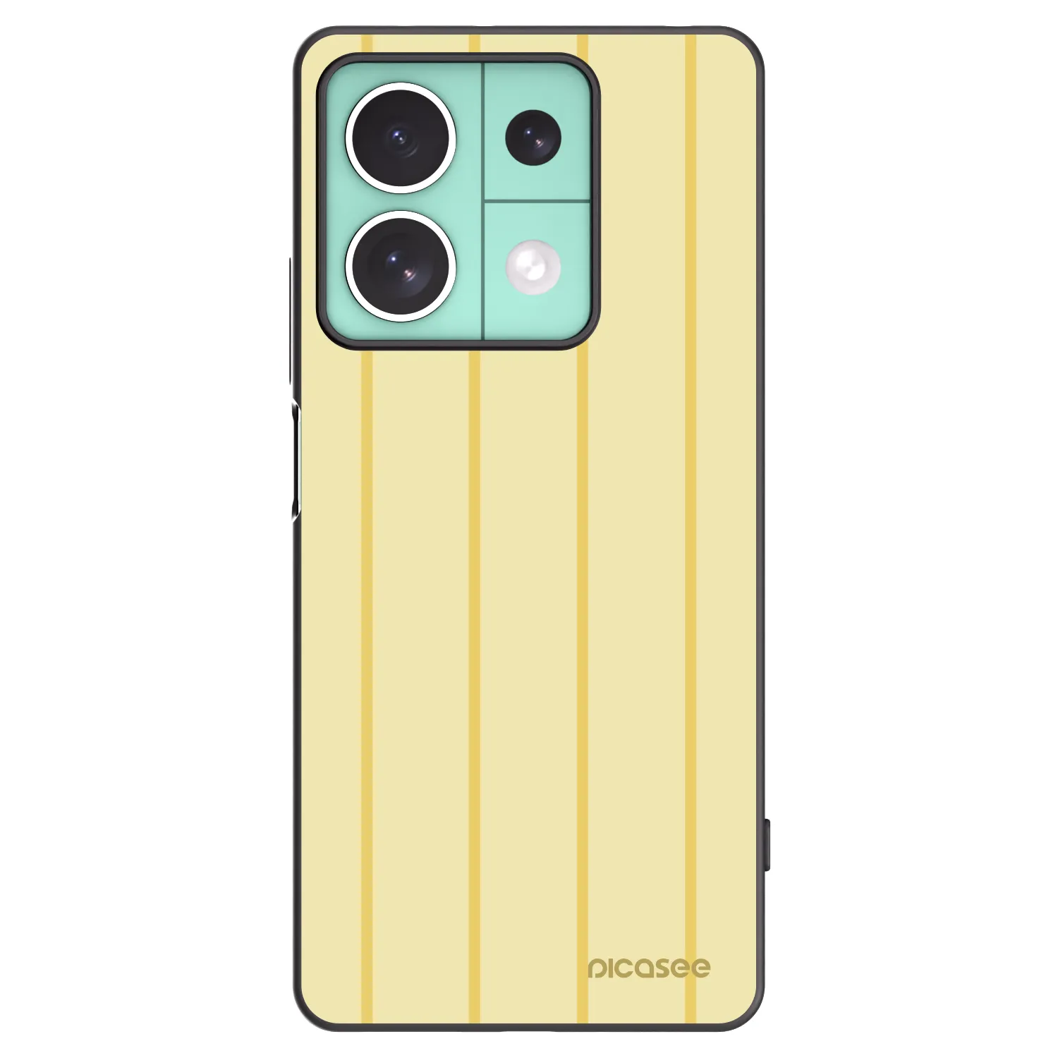 Picasee Xiaomi Redmi Note 13 5G Hülle - Schwarzes Silikon - Liquid sunshine