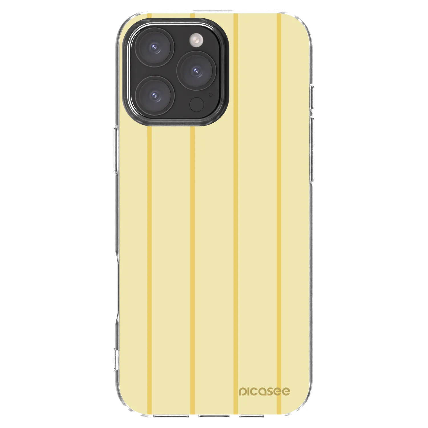 Picasee Apple iPhone 16 Pro Max Hülle - Transparentes Silikon - Liquid sunshine