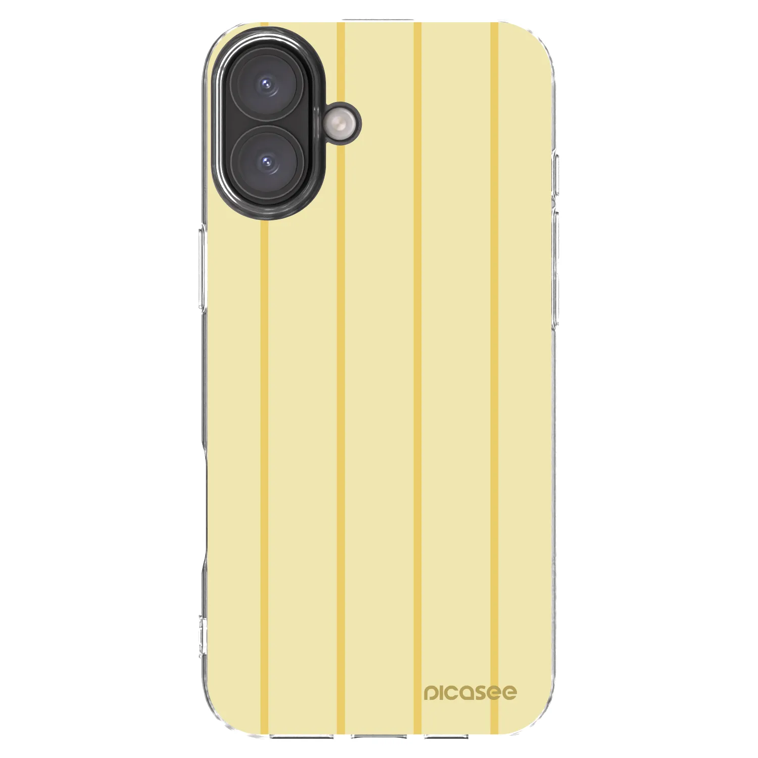 Picasee Apple iPhone 16 Plus Hülle - Transparentes Silikon - Liquid sunshine