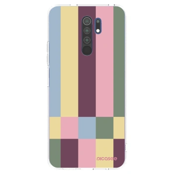 Picasee Xiaomi Redmi 9 Hülle - Transparentes Silikon - Lobby tiles