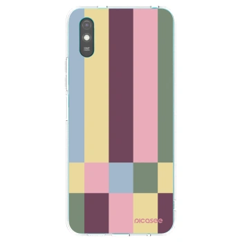Picasee Xiaomi Redmi 9A Hülle - Transparentes Silikon - Lobby tiles