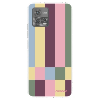 Picasee Motorola Moto G72 Hülle - Transparentes Silikon - Lobby tiles