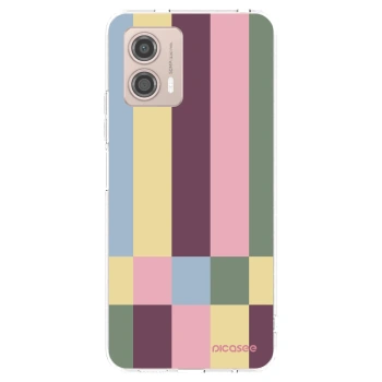 Picasee Motorola Moto G53 5G Hülle - Transparentes Silikon - Lobby tiles