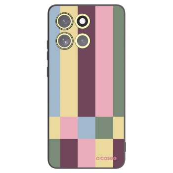 Picasee Motorola Moto G86 Power 5G Hülle - Schwarzes Silikon - Lobby tiles