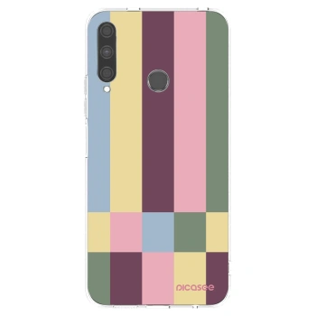 Picasee Huawei P40 Lite E Hülle - Transparentes Silikon - Lobby tiles