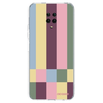 Picasee Xiaomi Redmi Note 9S Hülle - Transparentes Silikon - Lobby tiles