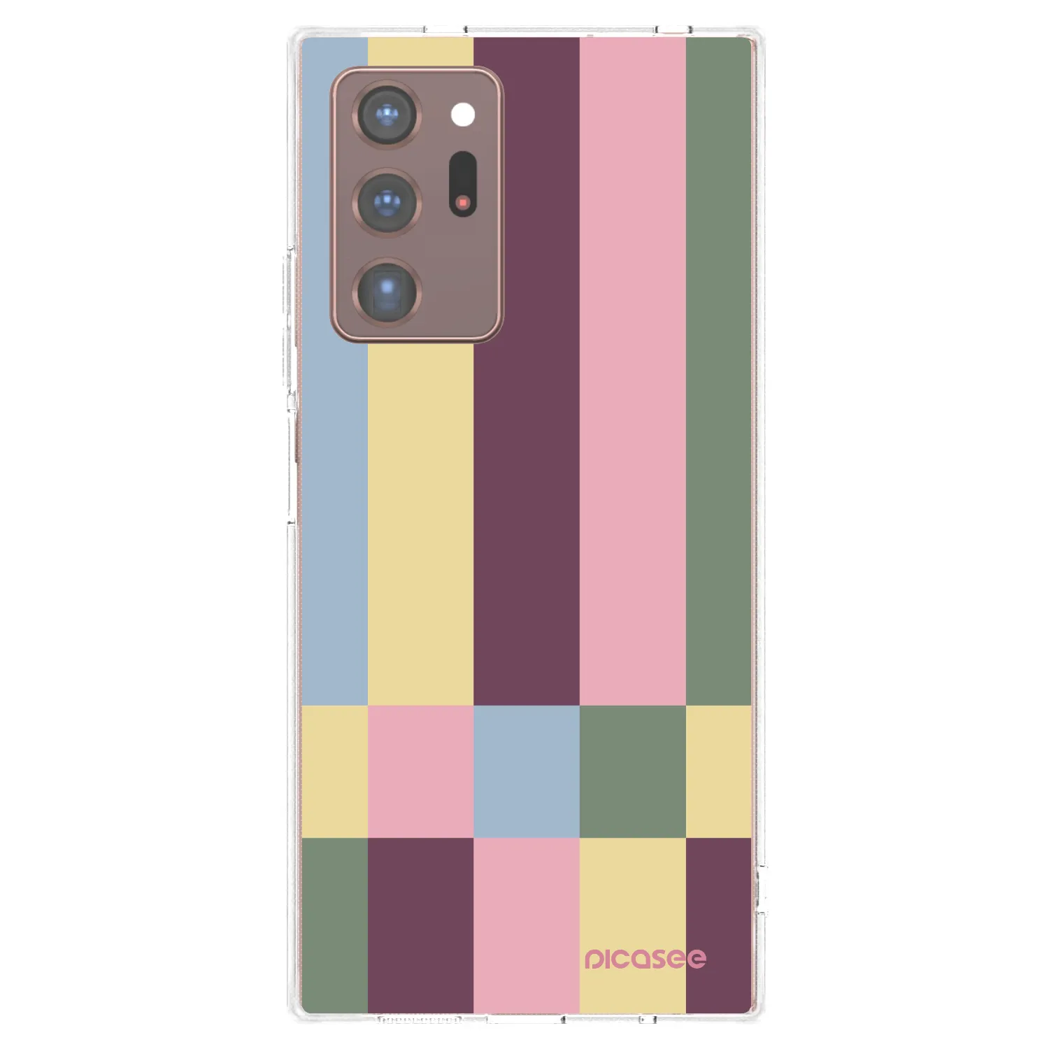 Picasee Samsung Galaxy Note 20 Ultra Hülle - Transparentes Silikon - Lobby tiles