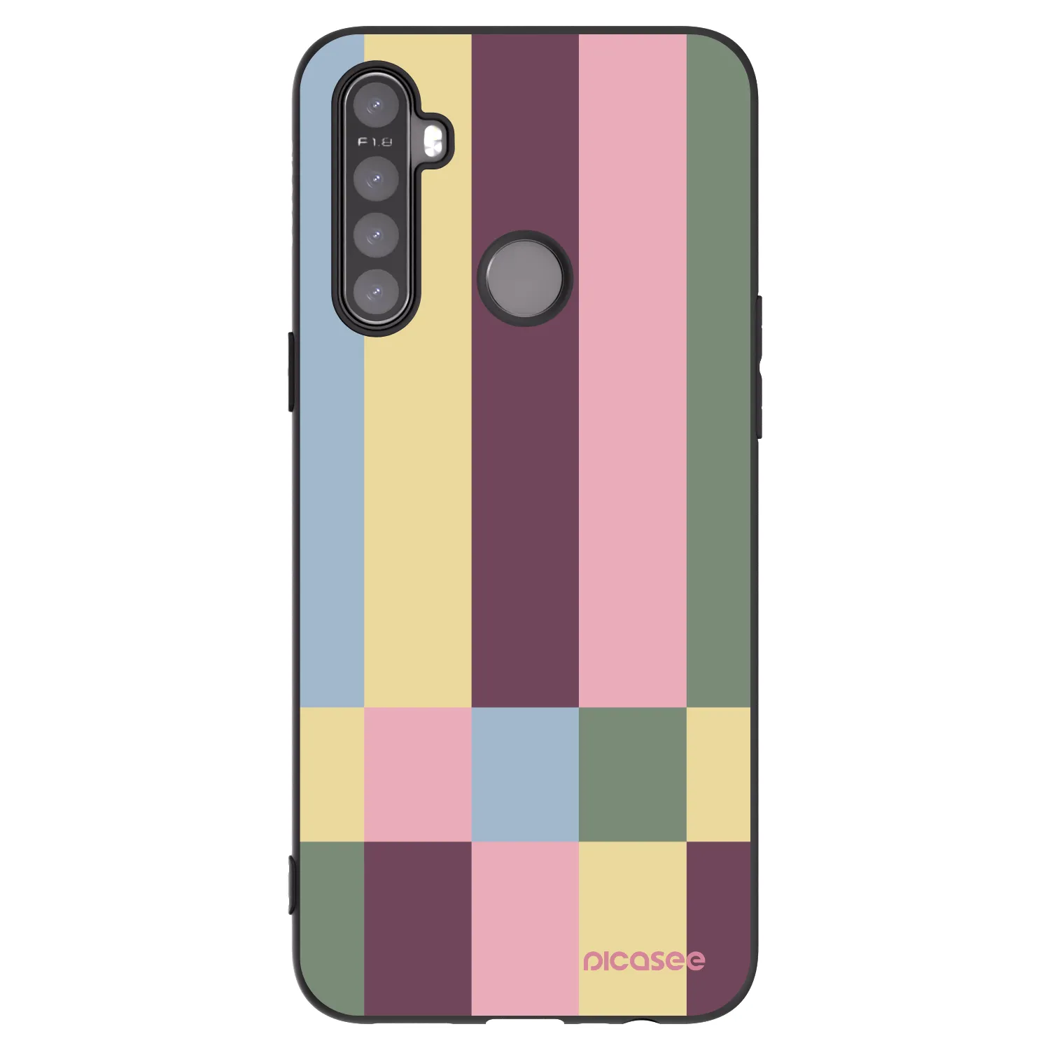 Picasee Realme 5 Hülle - Schwarzes Silikon - Lobby tiles