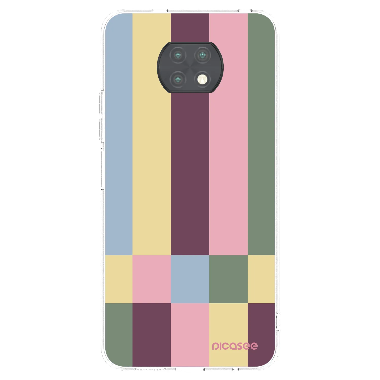 Picasee Xiaomi Redmi Note 9T Hülle - Transparentes Silikon - Lobby tiles
