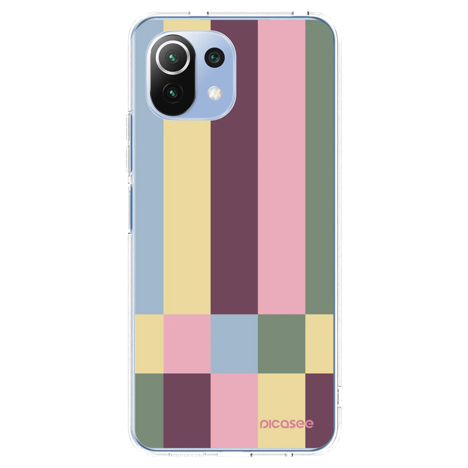 Picasee Xiaomi 11 Lite 5G NE Hülle - Transparentes Silikon - Lobby tiles