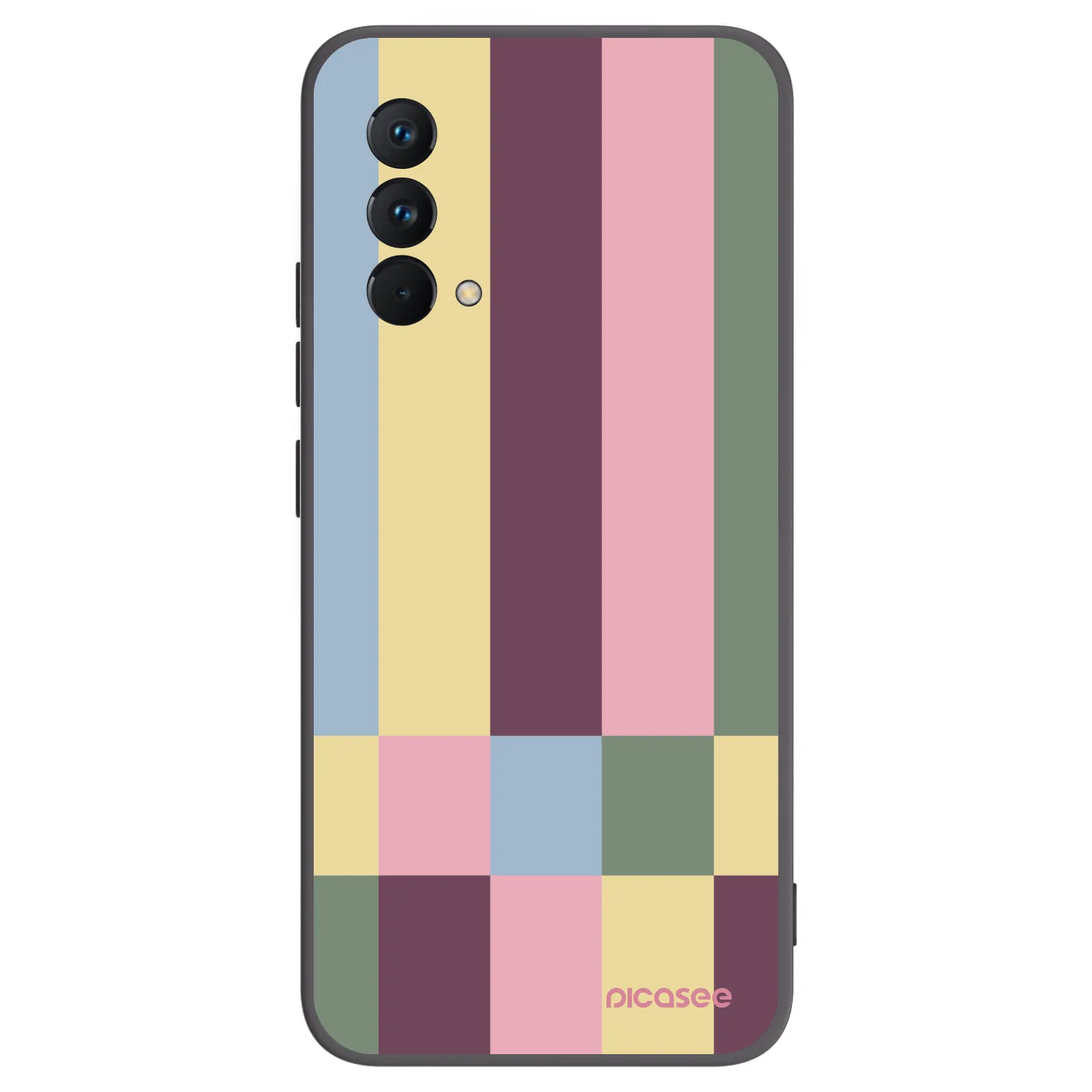 Picasee Realme GT Master Edition 5G Hülle - Schwarzes Silikon - Lobby tiles