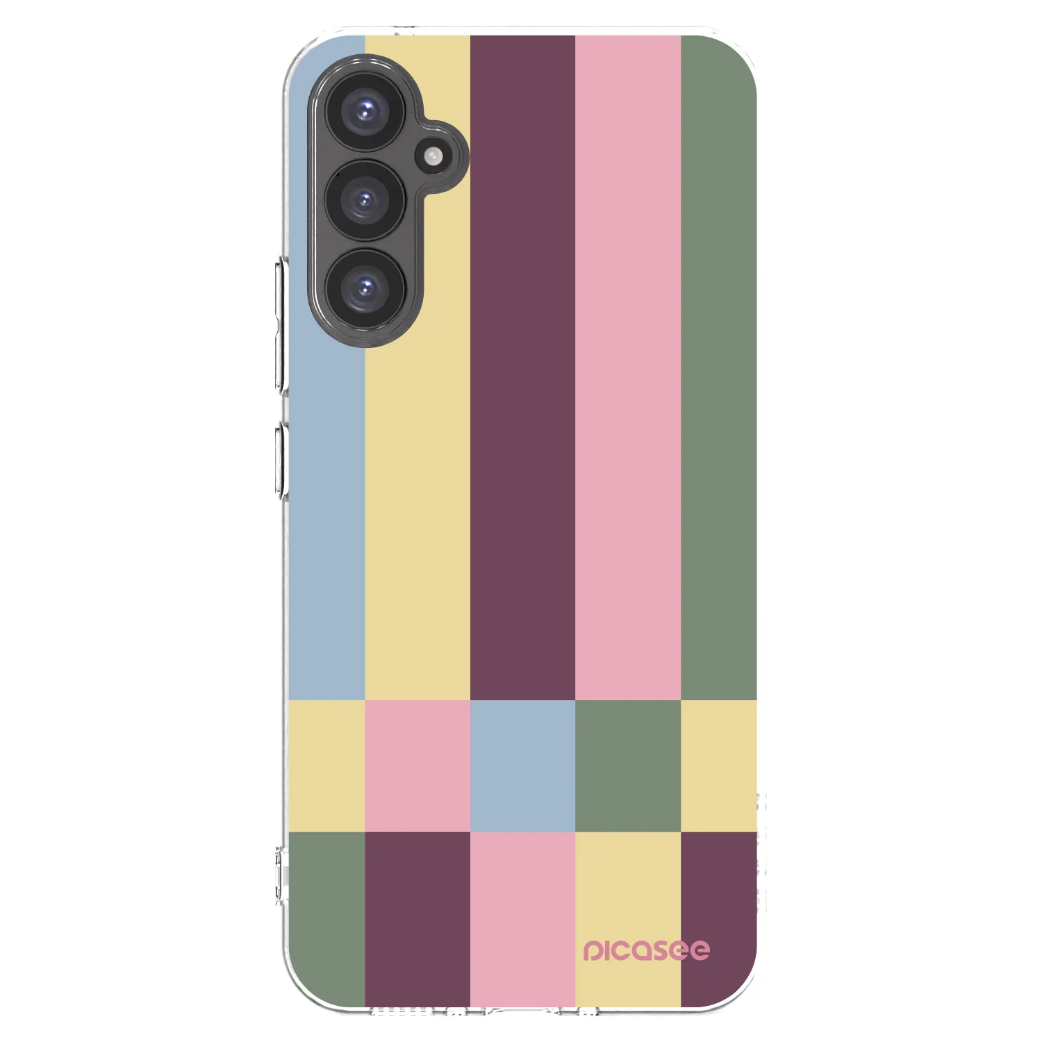 Picasee Samsung Galaxy A34 5G A346B Hülle - Transparentes Silikon - Lobby tiles