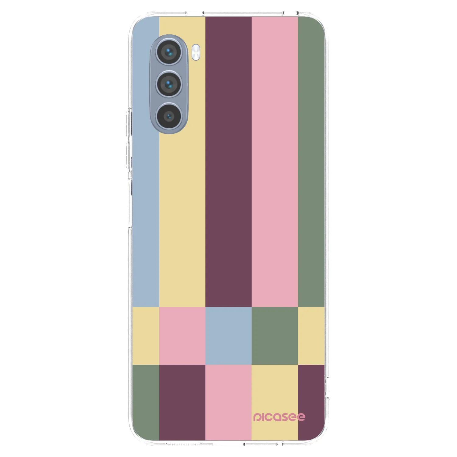 Picasee Motorola Moto G62 Hülle - Transparentes Silikon - Lobby tiles